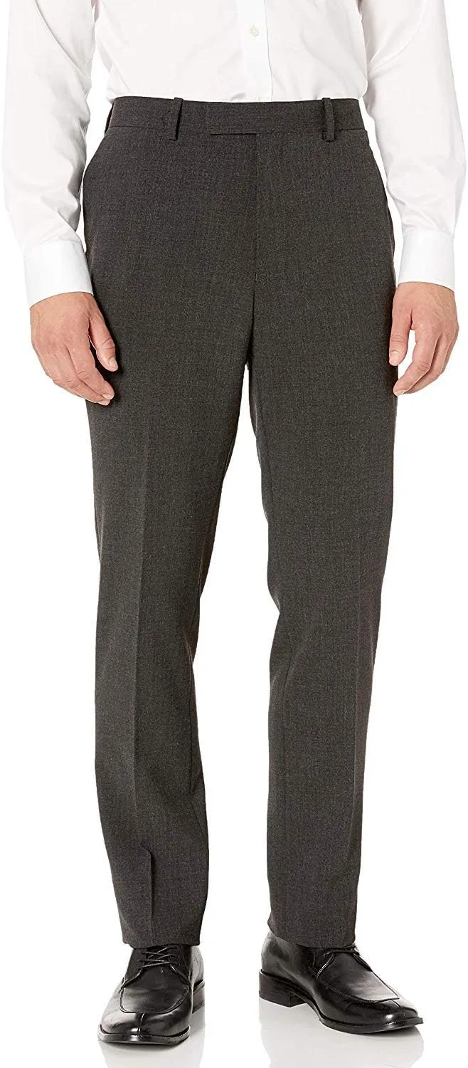 Adam Baker Men's Slim Fit 3-Piece (Jacket, Vets, Trousers) Vested Suit Set - Many Sizes & Colors Available