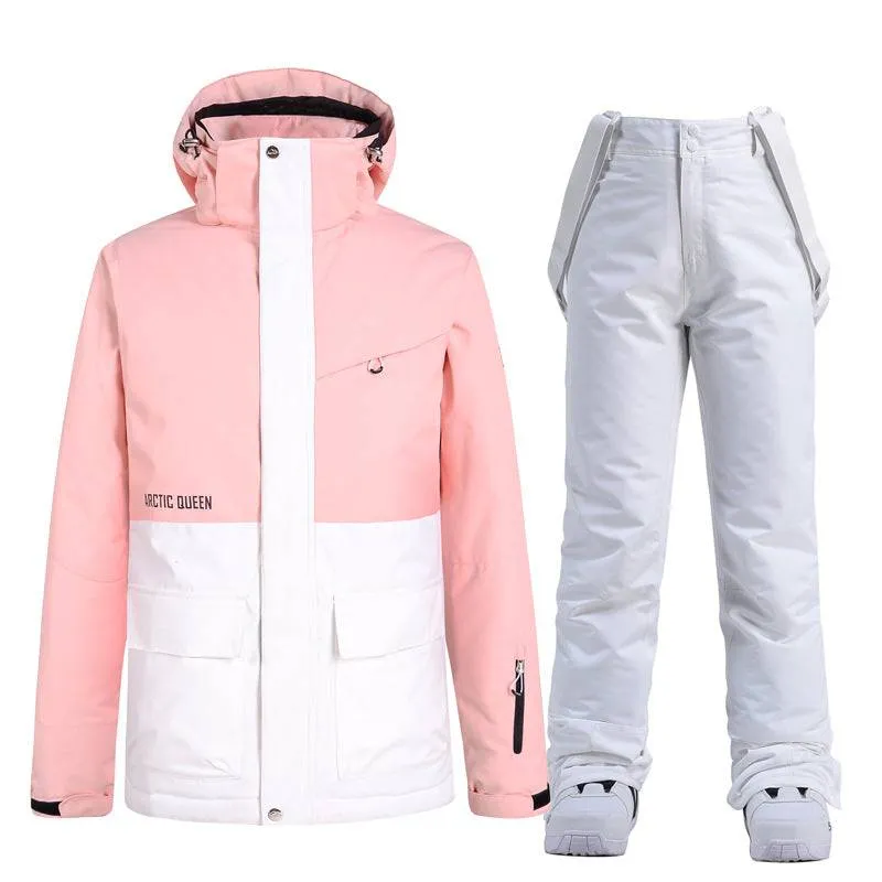 ARCTIC QUEEN Unisex Blizzard Pink Ski Suit - US ONLY