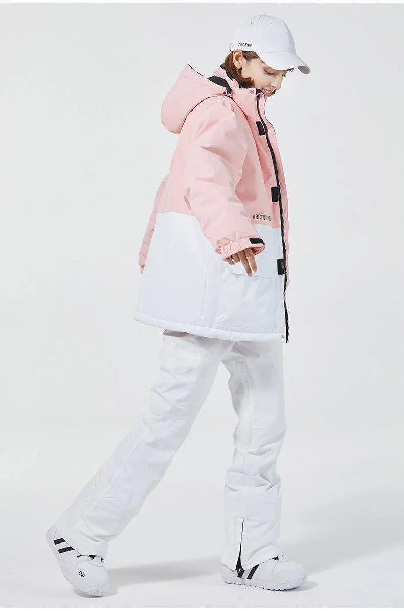 ARCTIC QUEEN Unisex Blizzard Pink Ski Suit - US ONLY