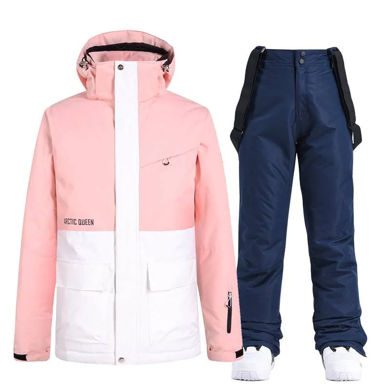 ARCTIC QUEEN Unisex Blizzard Pink Ski Suit - US ONLY