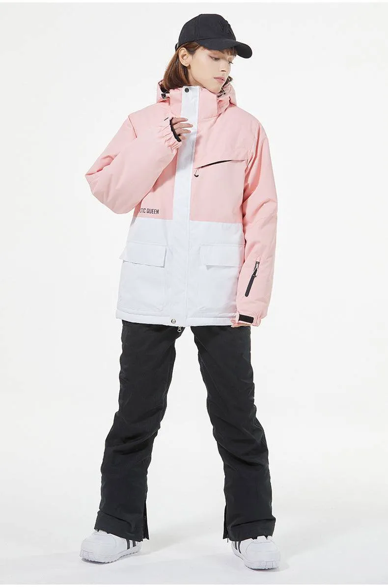 ARCTIC QUEEN Unisex Blizzard Pink Ski Suit - US ONLY