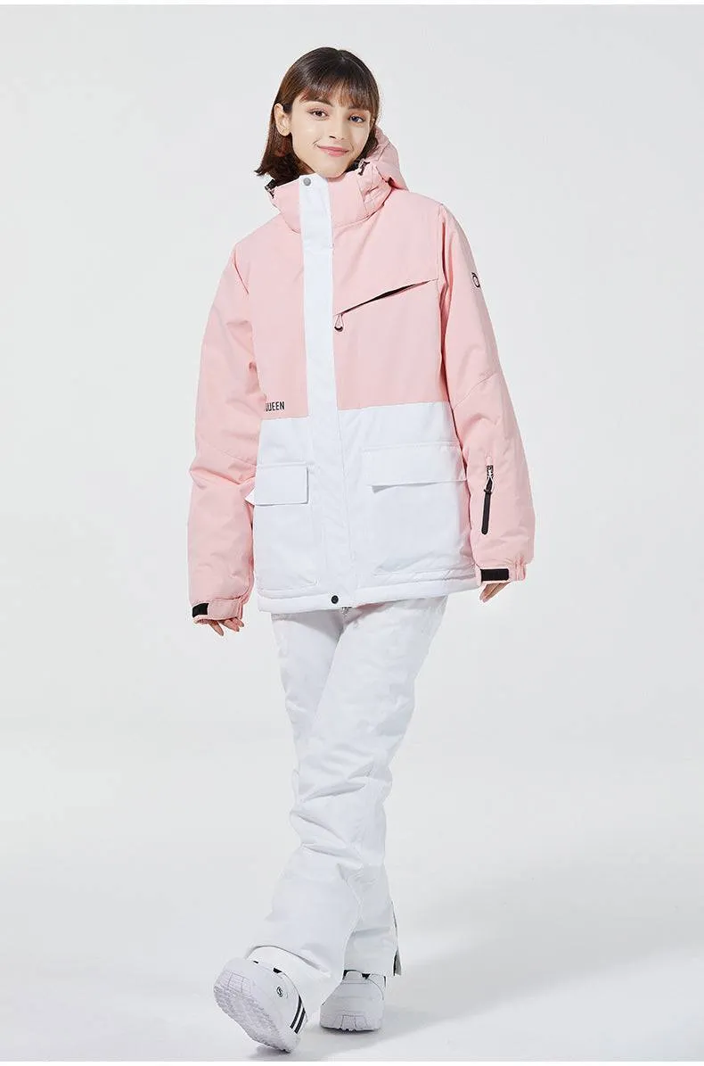 ARCTIC QUEEN Unisex Blizzard Pink Ski Suit - US ONLY