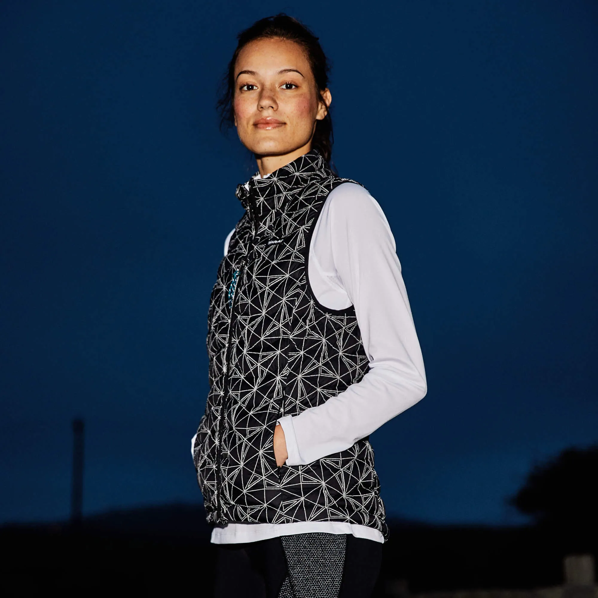 Ariat Women's Ideal 3.0 Down Reflective Black Vest 10037490
