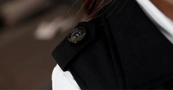 Autumn Long Women's Turn-Down Collar Waistcoat