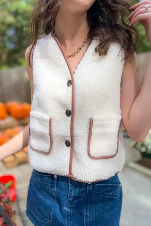 Bandit Button Down Sherpa Vest