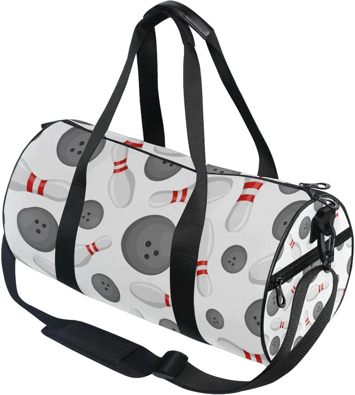 Bowling Sports Gym Duffle Bag for Women Men Sports Fitness Bag Workout Travel Gymnastics Dance Ballet
