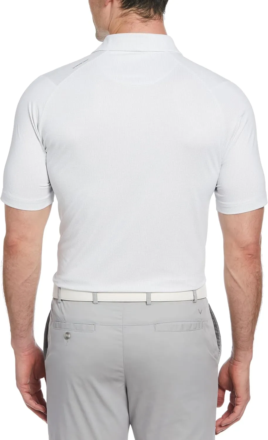 Callaway Men's Chevron Foulard Print Golf Polo, Stretch Seams, Sun Protection (Available in Big & Tall)