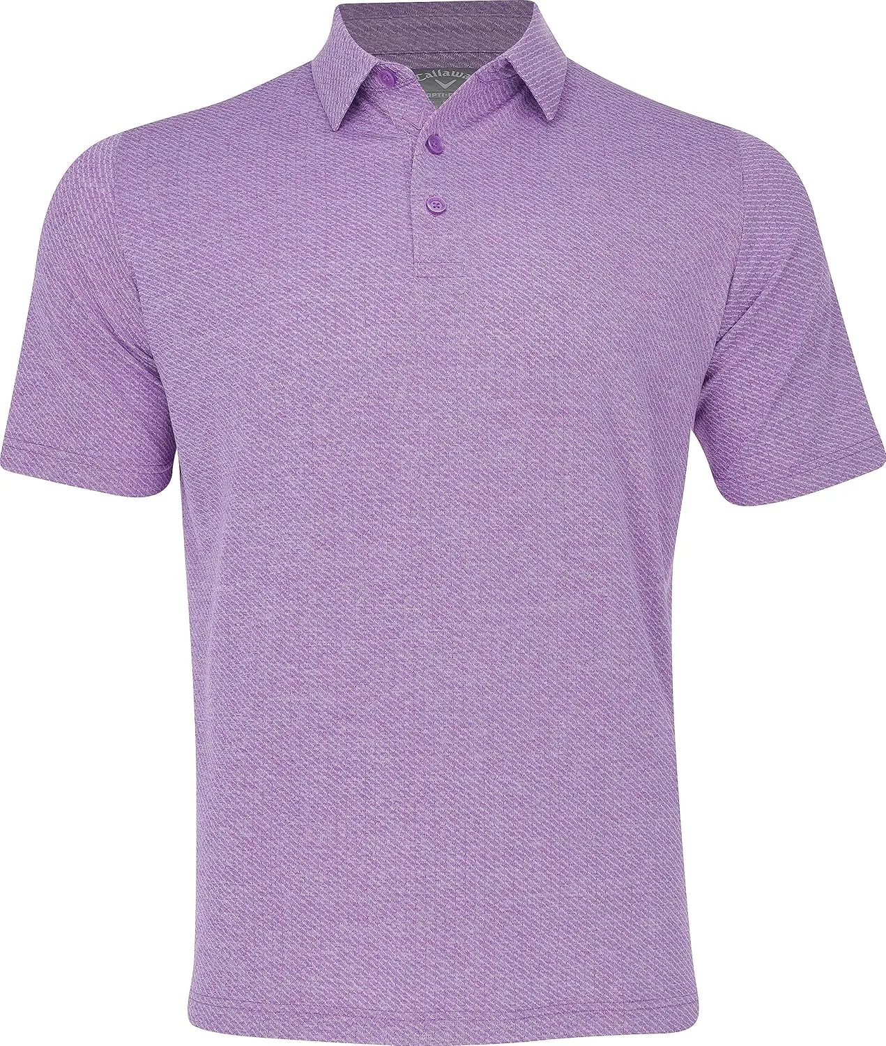 Callaway Men's Swing Tech Ventilated Short Sleeve Golf Polo Shirt, Moisture-Wicking, Textured Ventilated Fabric