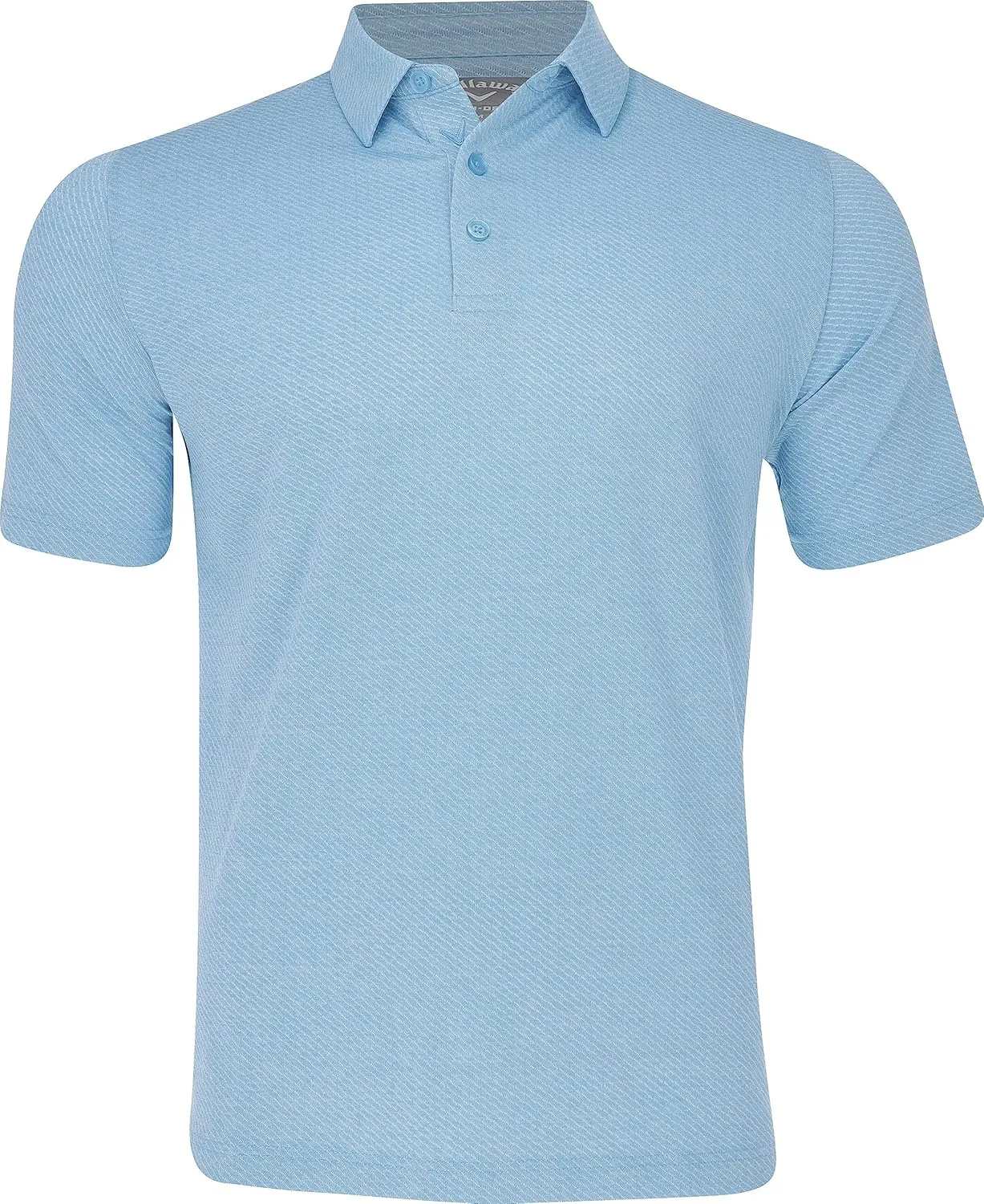 Callaway Men's Swing Tech Ventilated Short Sleeve Golf Polo Shirt, Moisture-Wicking, Textured Ventilated Fabric