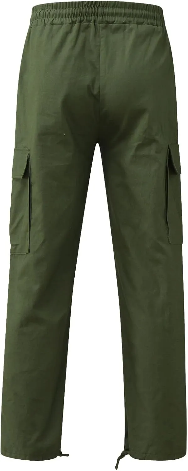 Cargo Pants for Men with Pockets Casual Wild Work Joggers Athletic Pants Baggy Hiking Trousers Outdoor Wearing Track Pants