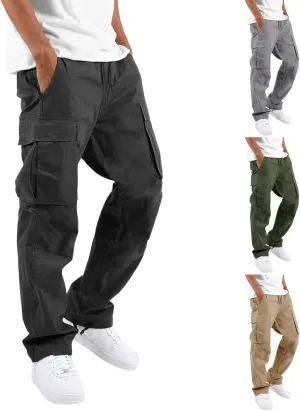 Cargo Pants for Men with Pockets Casual Wild Work Joggers Athletic Pants Baggy Hiking Trousers Outdoor Wearing Track Pants
