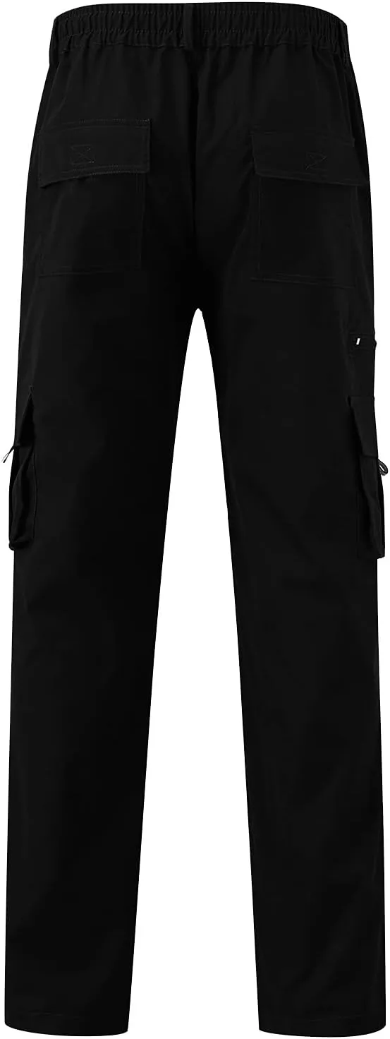 Cargo Trousers for Men Workout Athletic Pants Sweatpants for Men with Pockets Men's Slim Joggers Gym Workout Pants