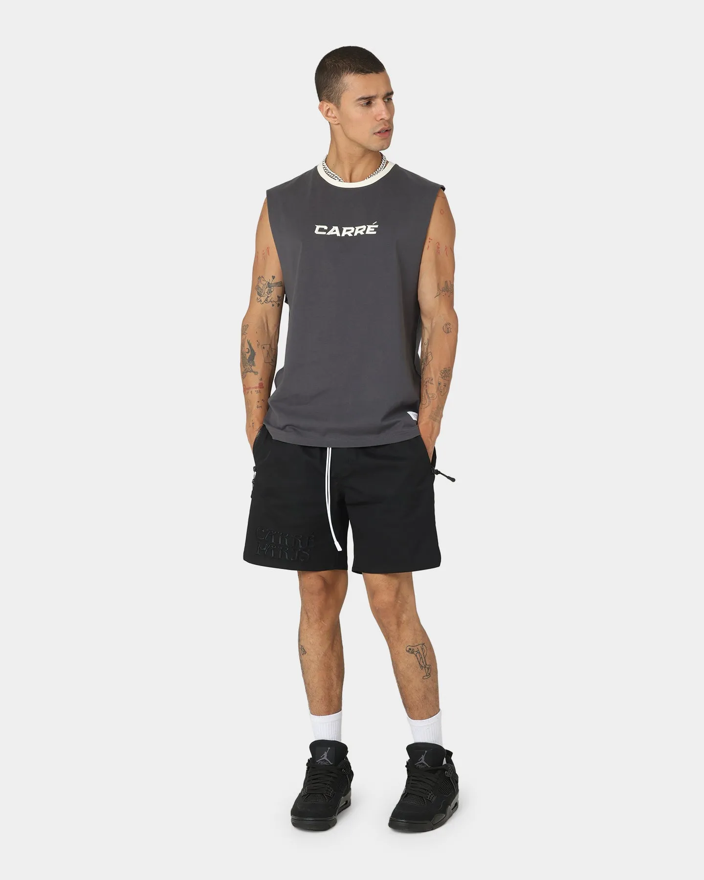 Carre Tutech Muscle T-Shirt Charcoal