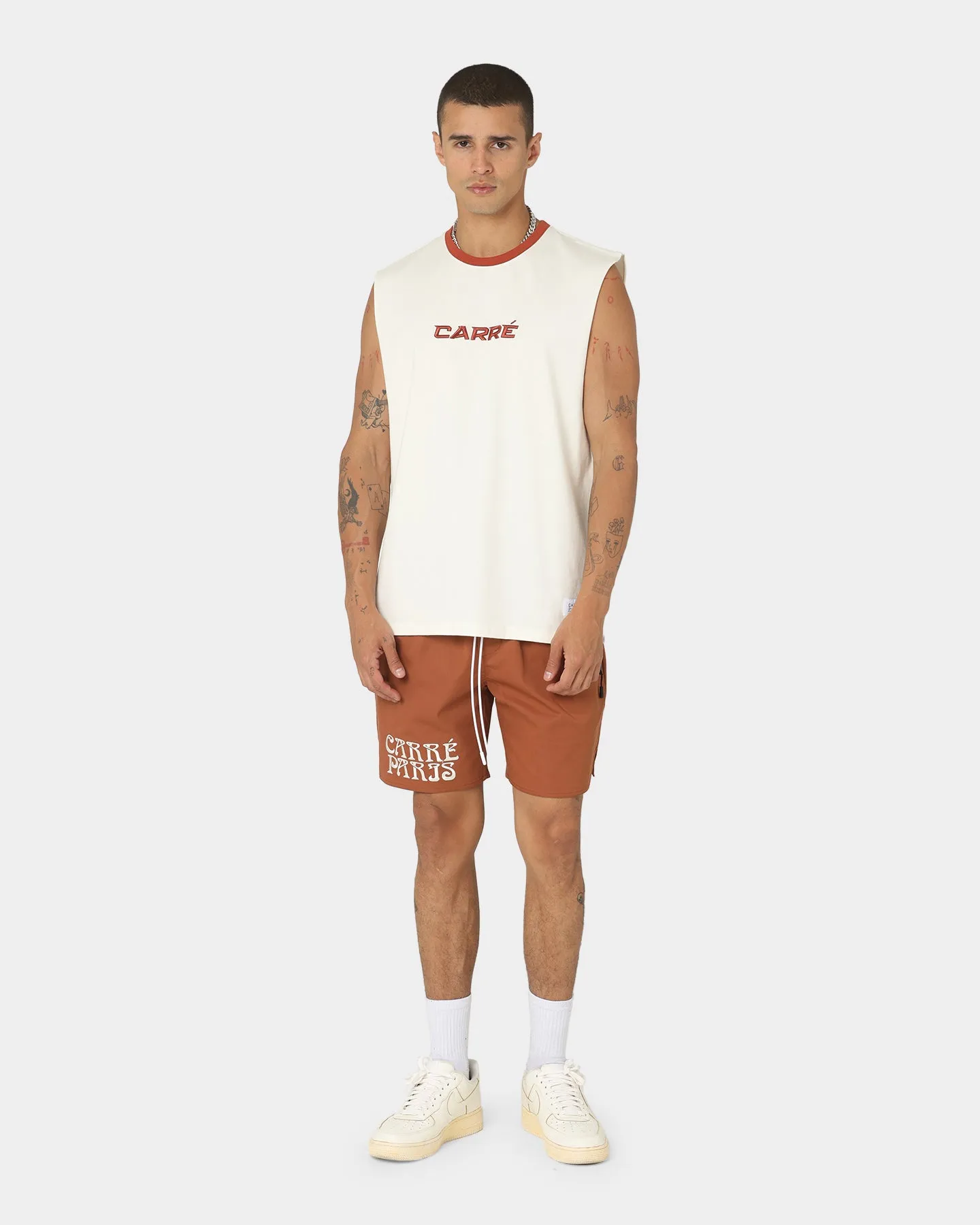 Carre Tutech Muscle T-Shirt Off White