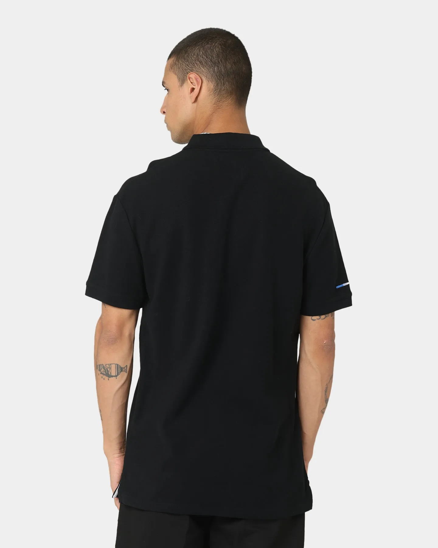 Carre Volle Rose Short Sleeve Polo Black