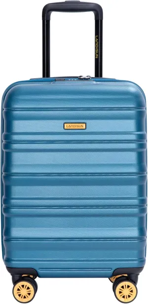Carry on Luggage Airline Approved 18.5", Carry on Suitcase with Tsa Approved Carry on Luggage with Wheels Carry on Bag Hard Shell Suitcases, Blue