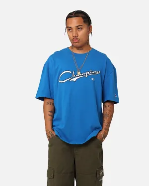 Champion Heritage Cursive Logo T-Shirt Pelican Do