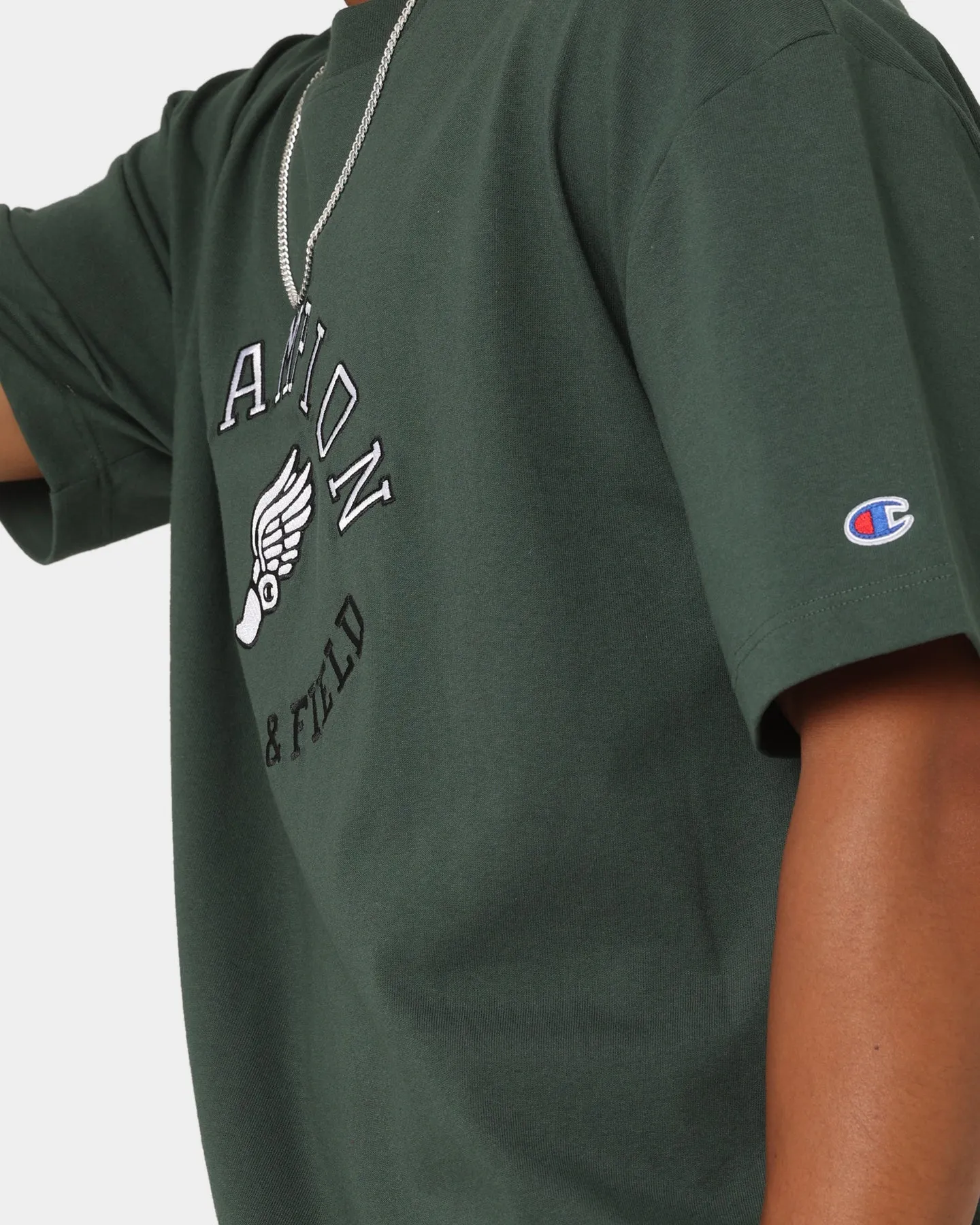 Champion Heritage Track Logo T-Shirt Metaphor