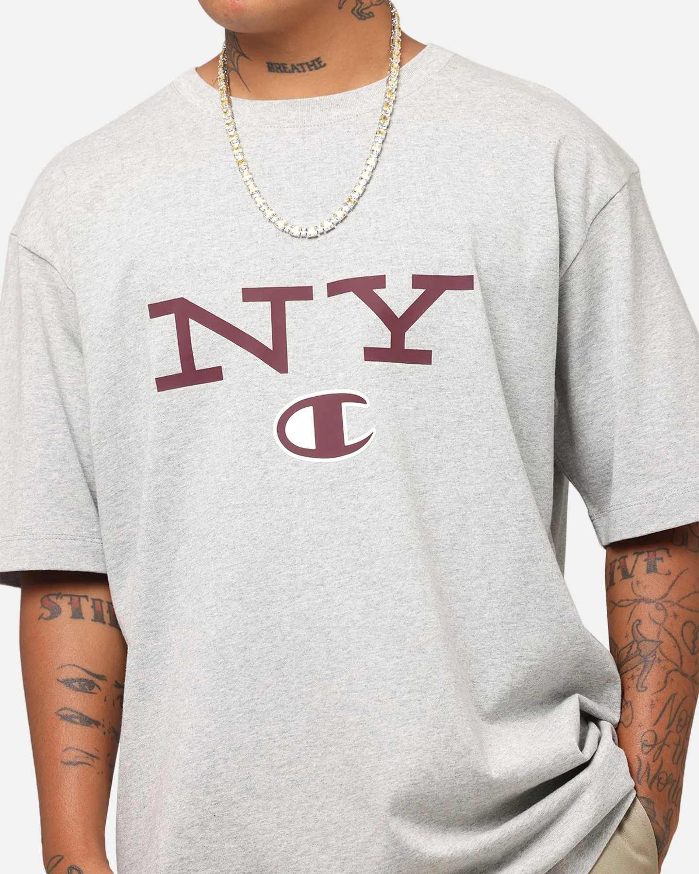 Champion Rochester Graphic T-Shirt Grey