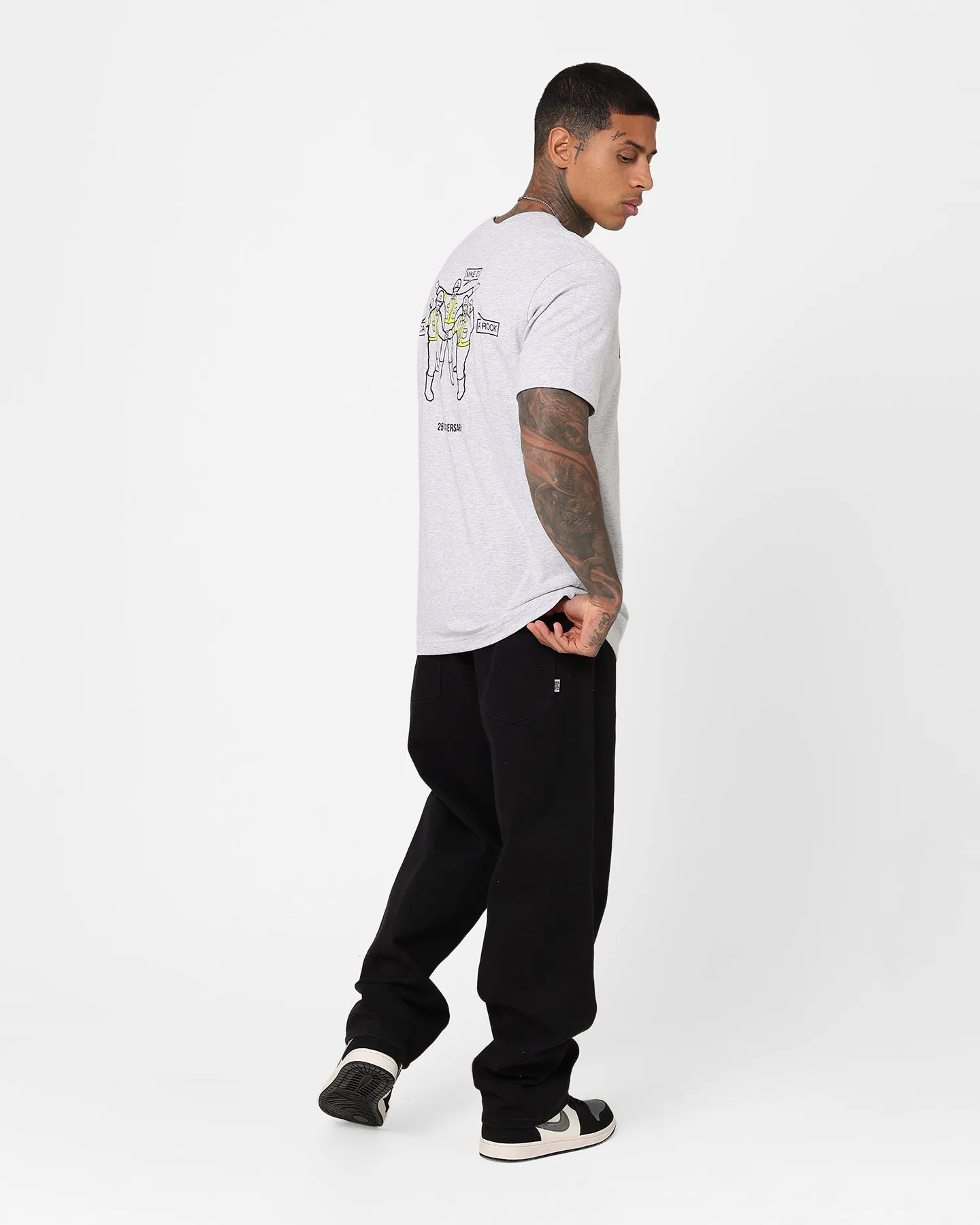 Champion X Beastie Boys Intergalactic T-Shirt Oxford Heather