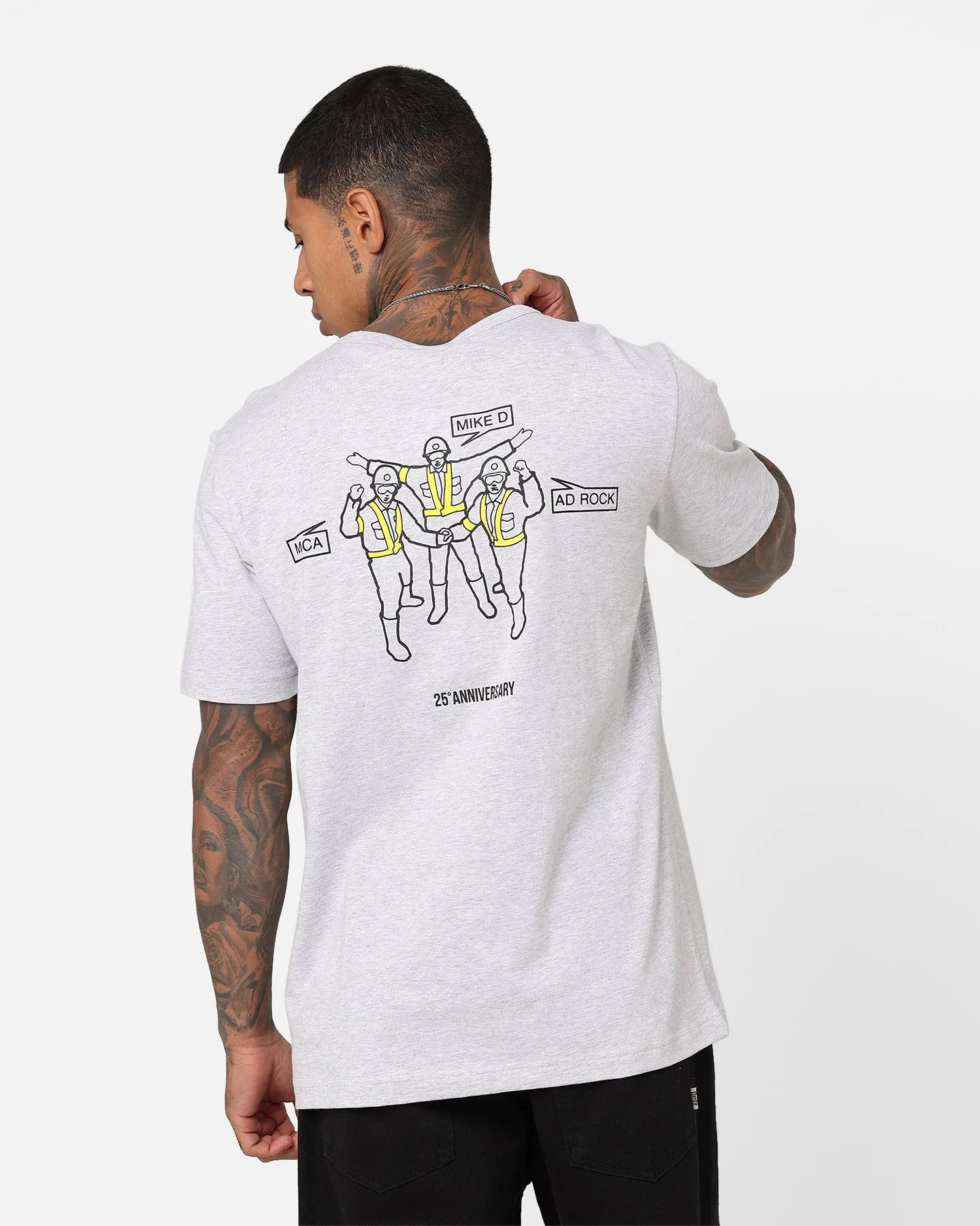 Champion X Beastie Boys Intergalactic T-Shirt Oxford Heather