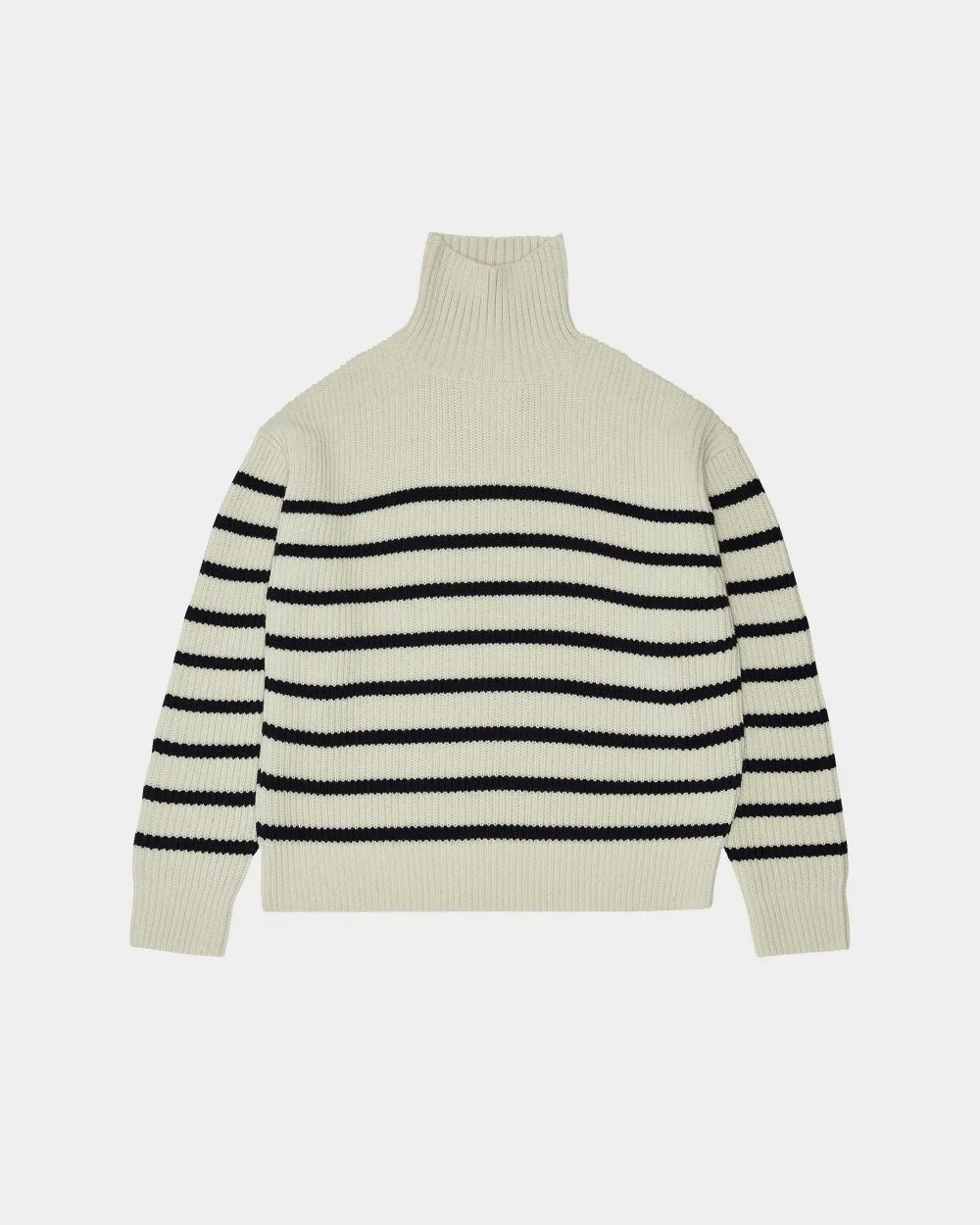 Chunky Sweater (Off White/Navy) - FUB