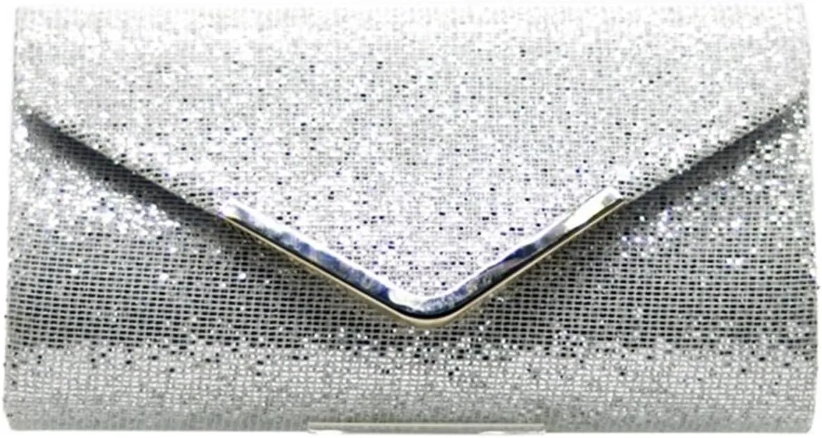 Clutch Purses for Women Fashionable Evening Clutch Bag for Banquet Birthday Parties Women's Makeup Shoulder Chain Bag Mobile Phone Purse