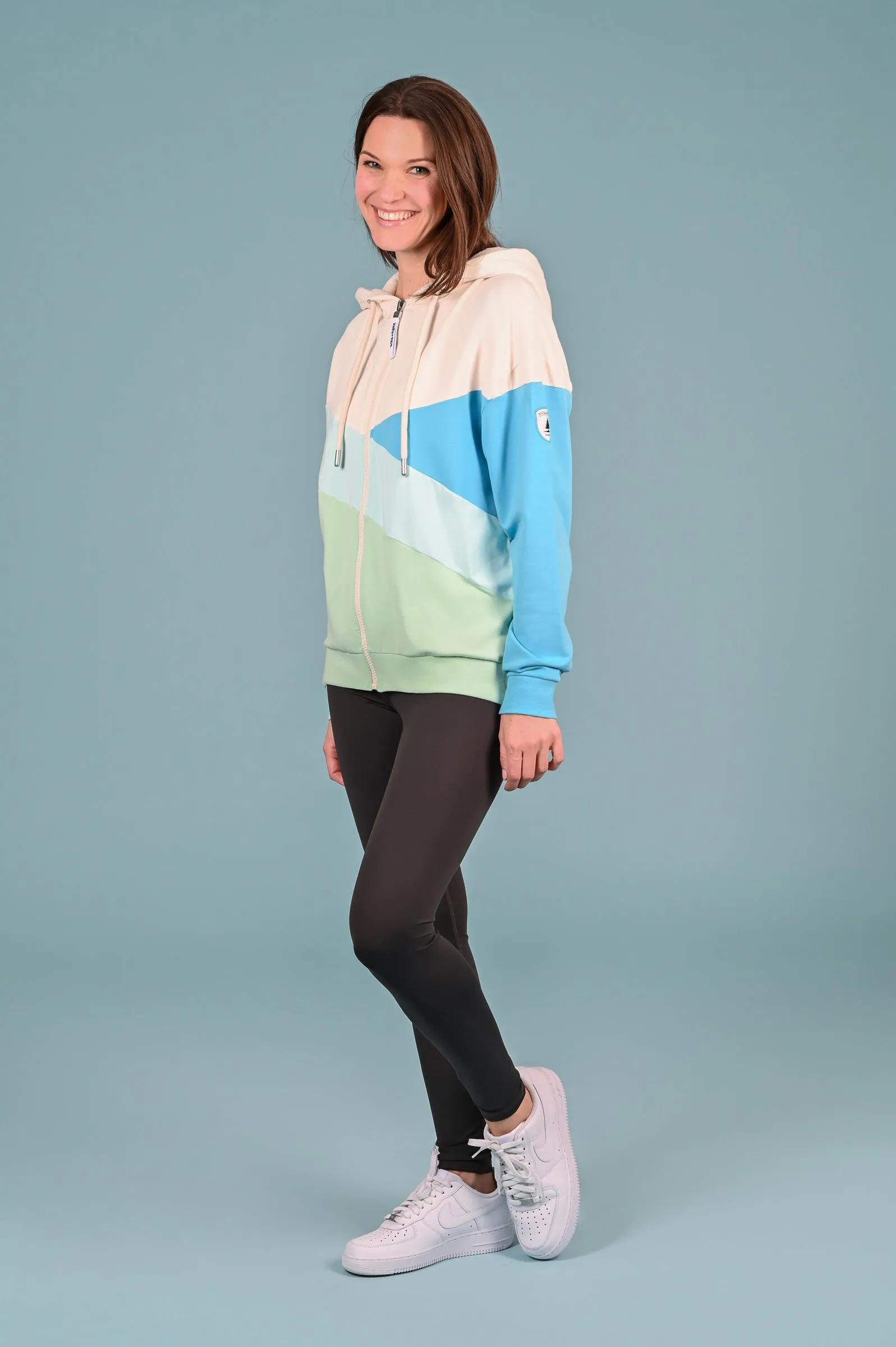 Cordelia Cucumber Mix Full-Zip Hoodie