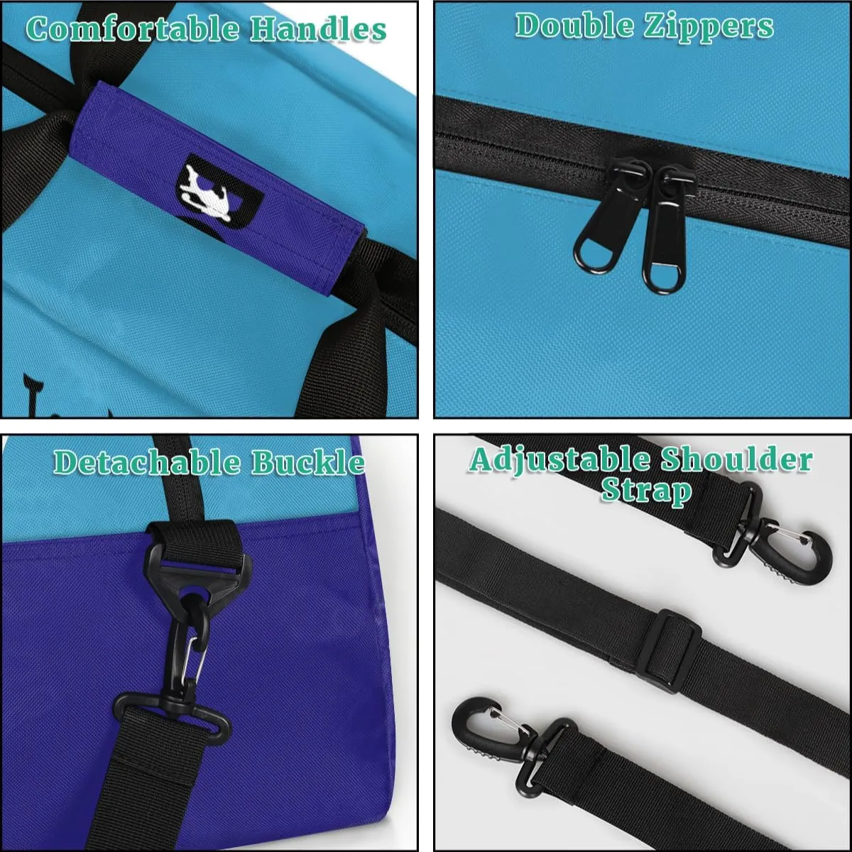 Custom Kids Gym Bag for Boys Personalized Name Sports Duffel Bag Weekender Overnight Travel Bags Dark Blue Bowling Gifts