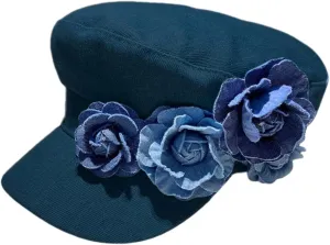 Denim Hat for Women, Vintage Baseball Cap Painter Artist Hat for Outdoor Holiday