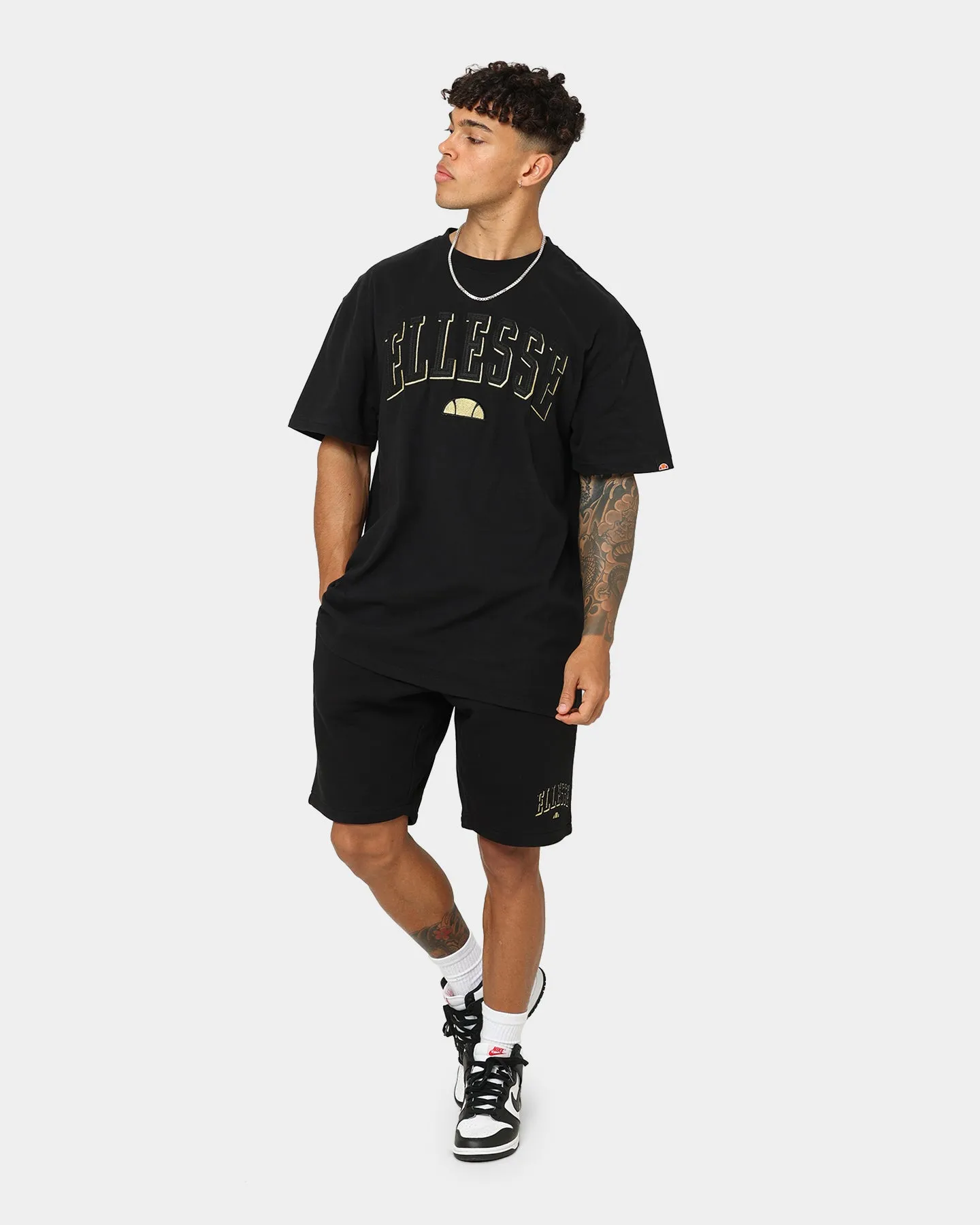 Ellesse Columbia T-Shirt Black/Gold