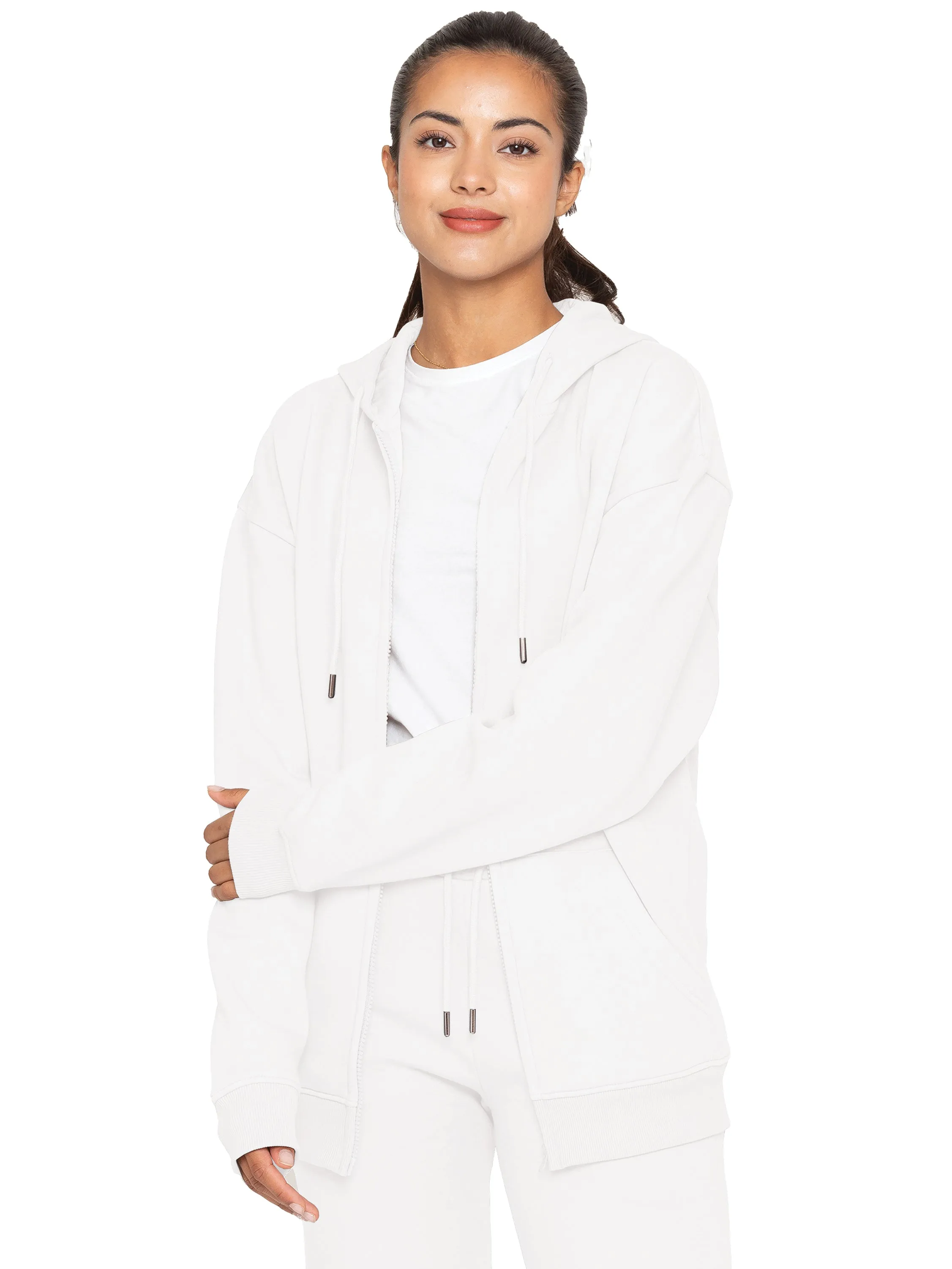 Enzo | Womens Oversized Zipped Hoodie