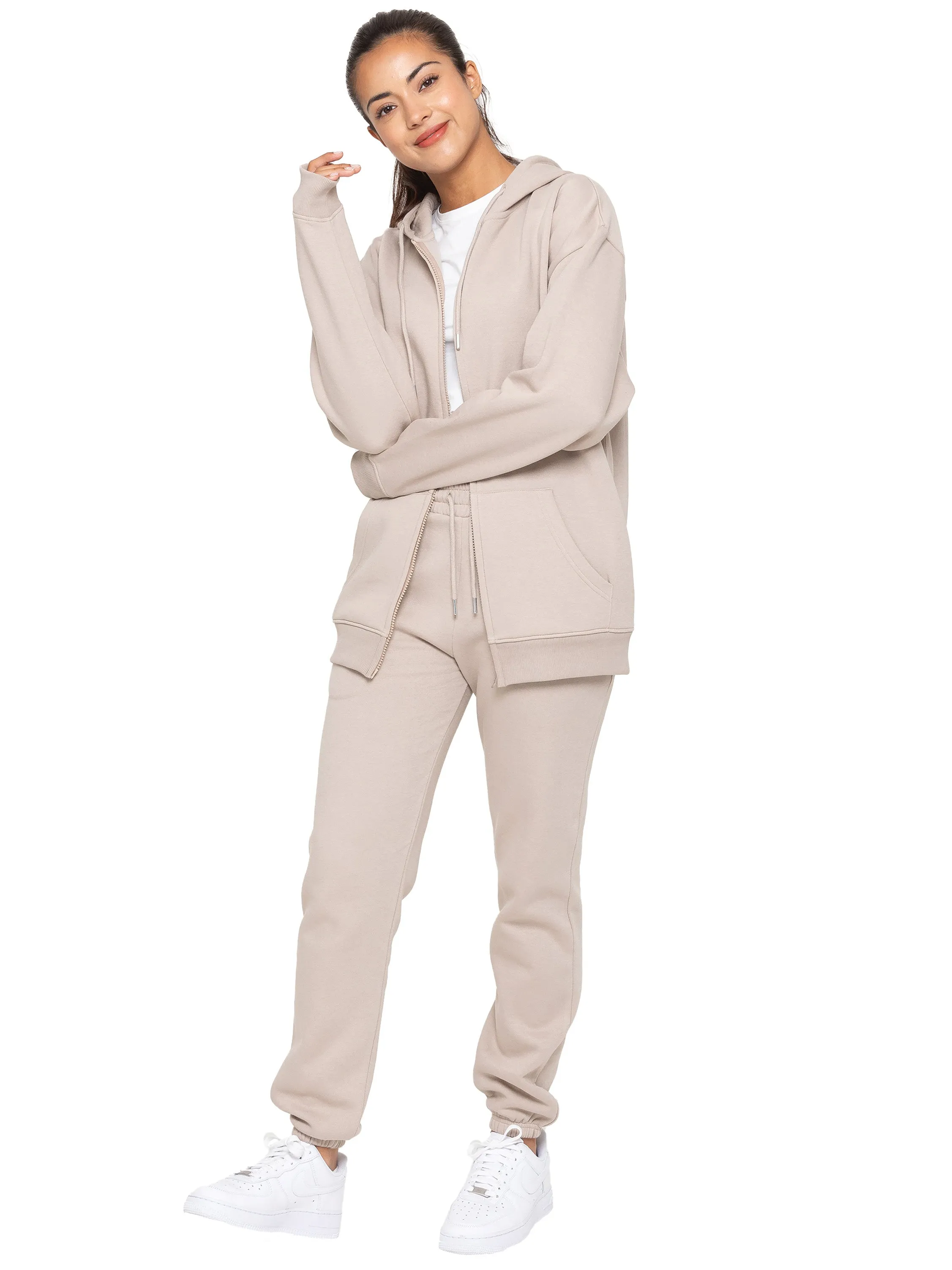 Enzo | Womens Oversized Zipped Hoodie