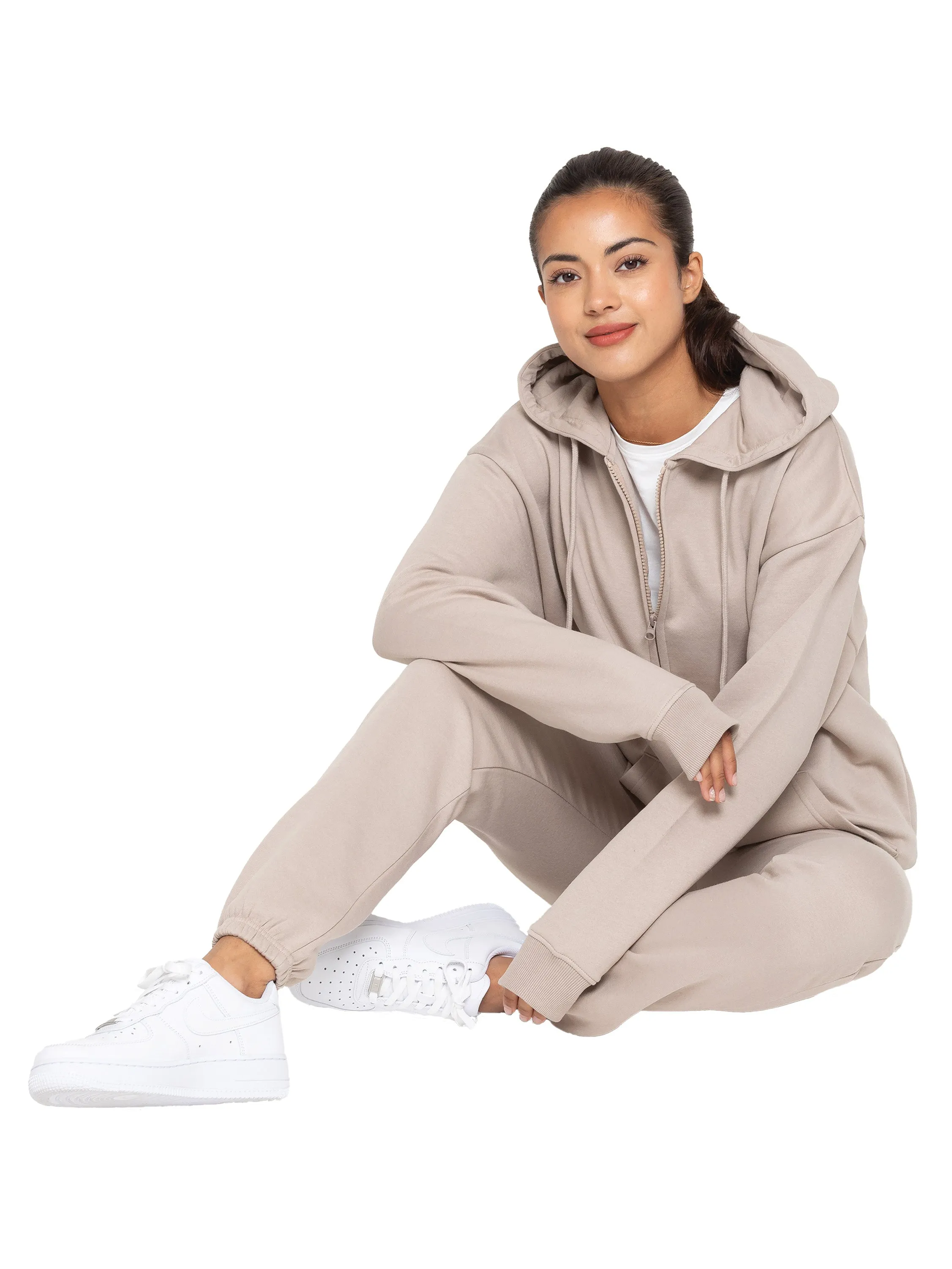 Enzo | Womens Oversized Zipped Hoodie