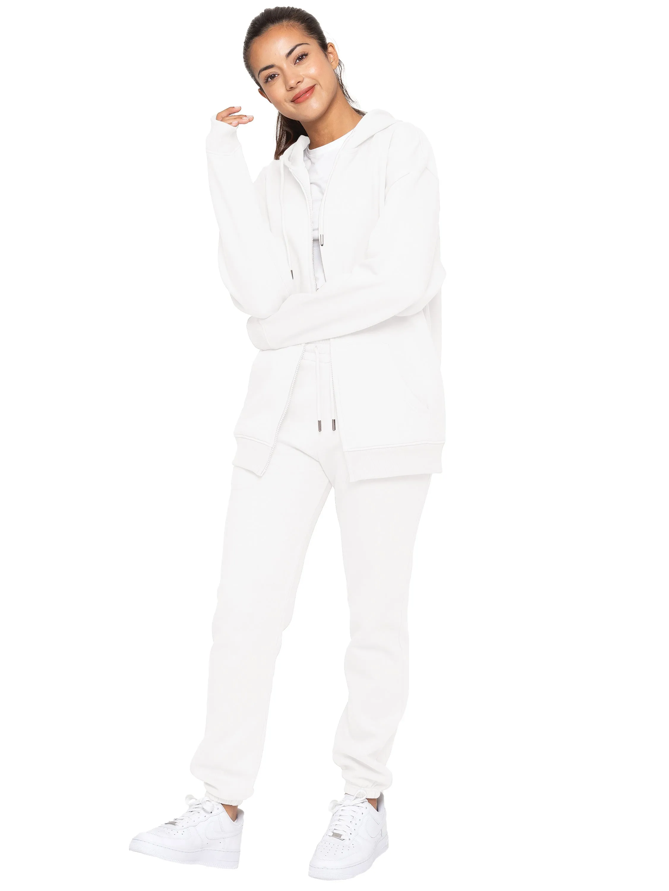Enzo | Womens Oversized Zipped Hoodie