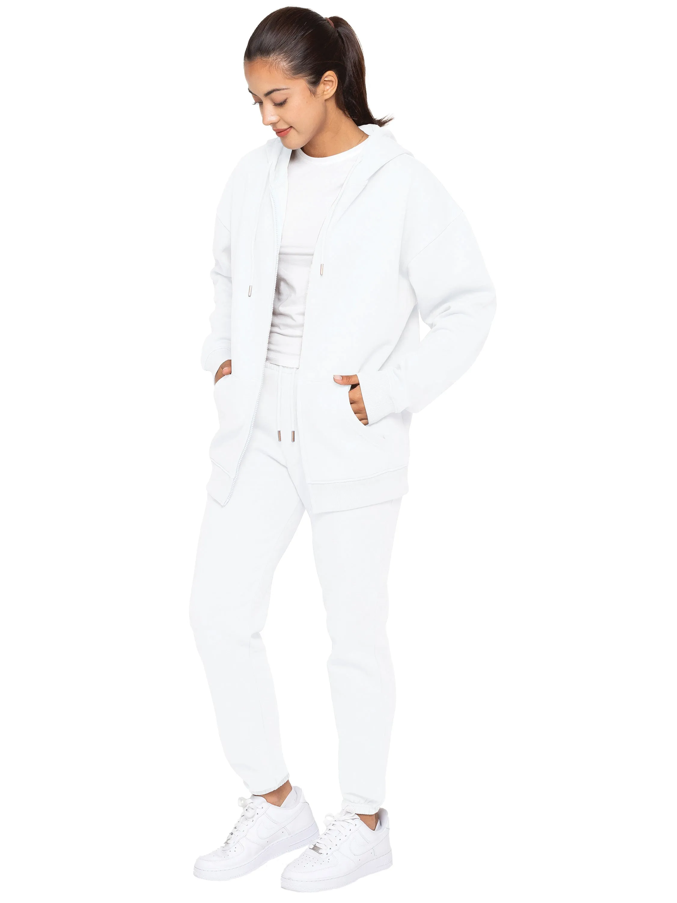 Enzo | Womens Oversized Zipped Hoodie