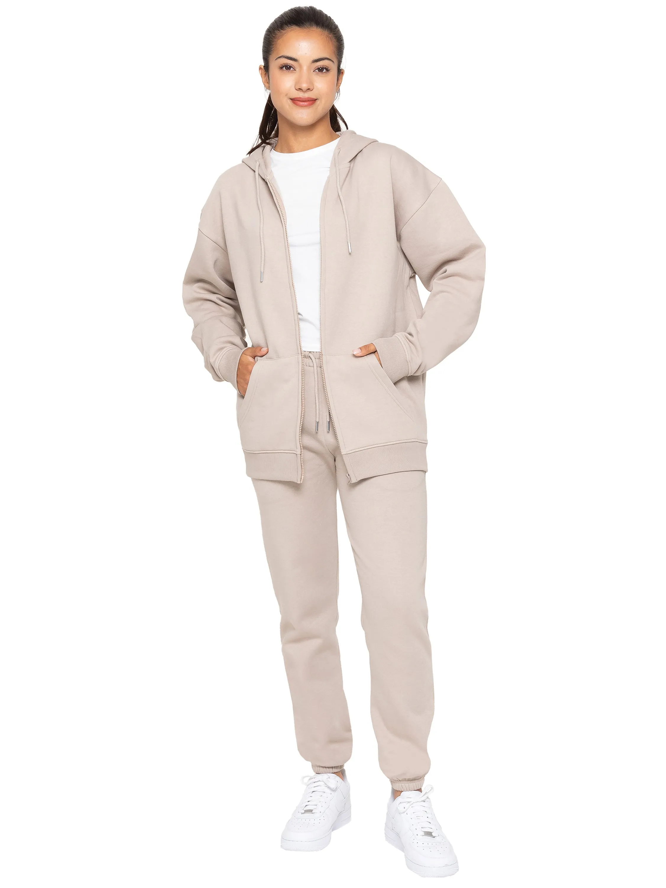 Enzo | Womens Oversized Zipped Hoodie