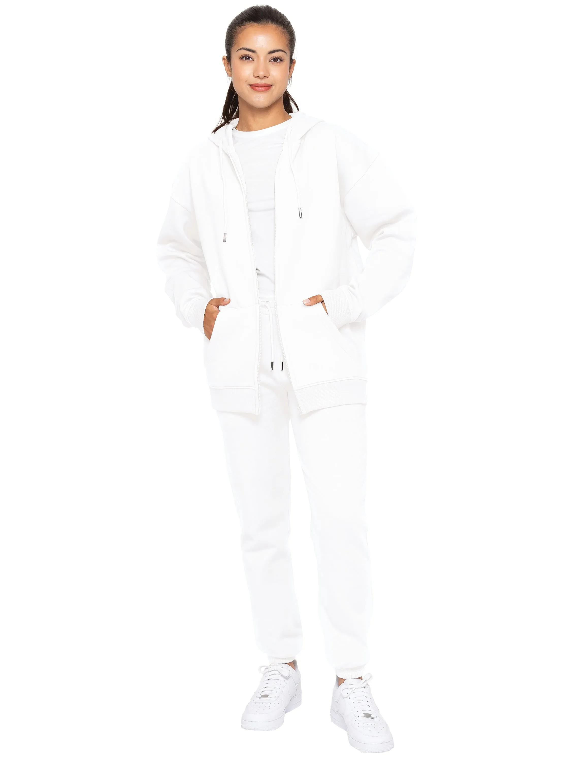 Enzo | Womens Oversized Zipped Hoodie