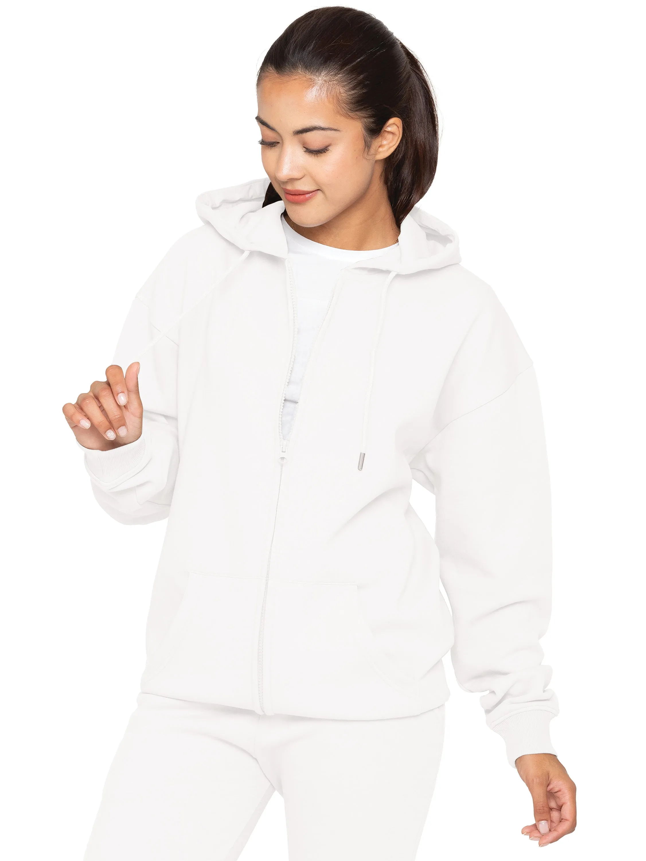 Enzo | Womens Oversized Zipped Hoodie