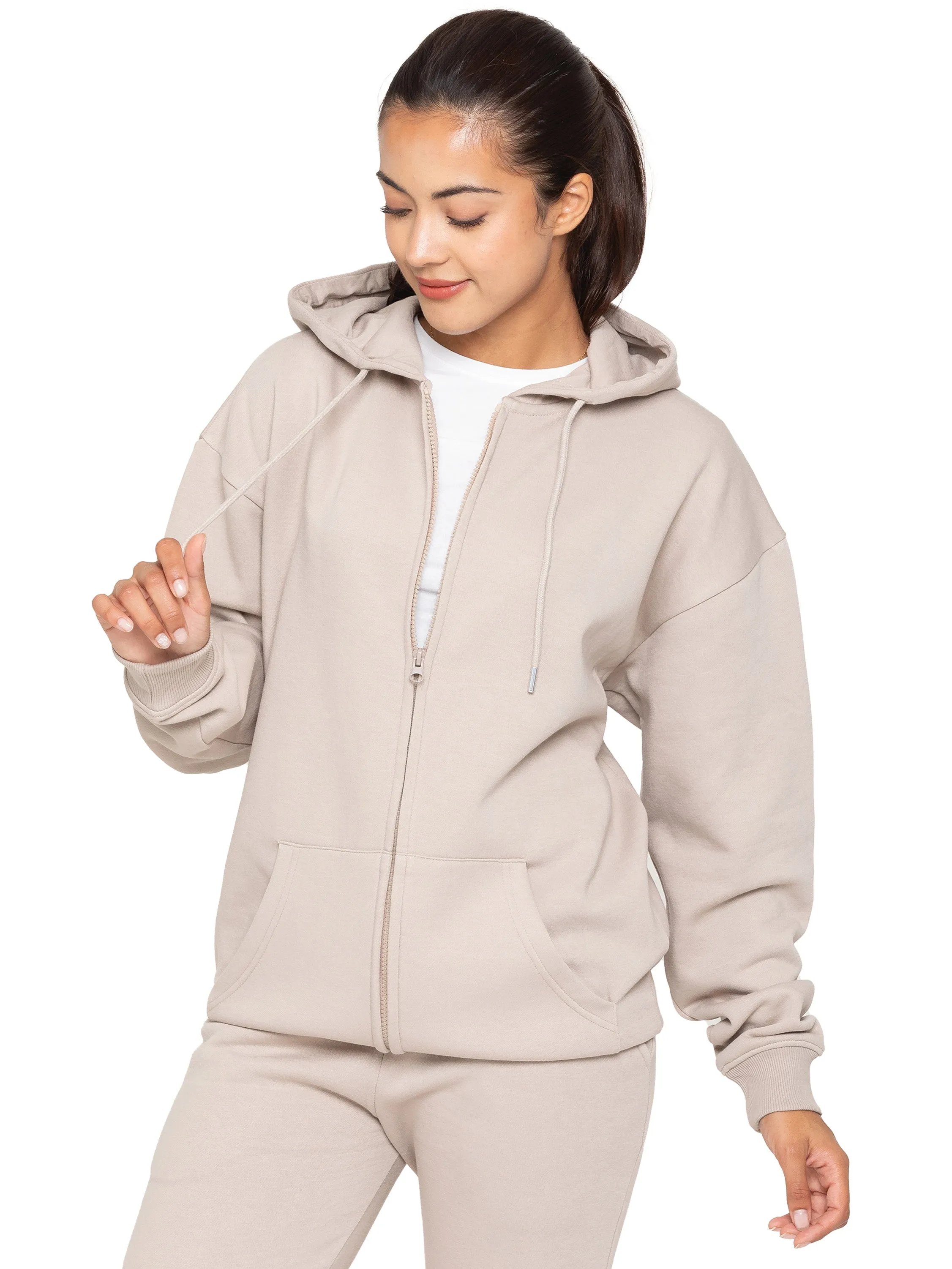 Enzo | Womens Oversized Zipped Hoodie