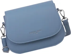 Fashion Faux Leather Crossbody Bag for Women Candy Color Flip Cover Small Satchel with Adjustable Shoulder Strap