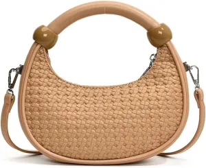 Fashionable woven underarm bags adjustable shoulder strap shoulder messenger Purses ladies' vintage handbags