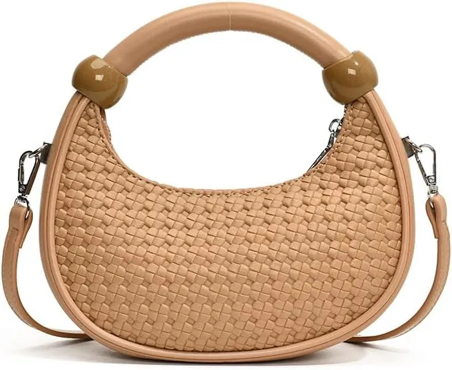 Fashionable woven underarm bags adjustable shoulder strap shoulder messenger Purses ladies' vintage handbags