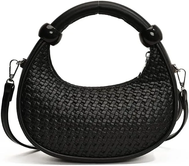 Fashionable woven underarm bags adjustable shoulder strap shoulder messenger Purses ladies' vintage handbags
