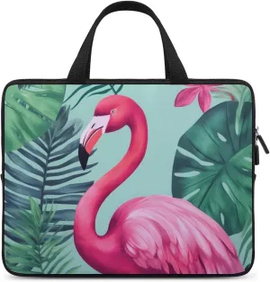 Flamingo AdorableLaptop Bag Laptop Case Computer Notebook Briefcase Messenger Bag with Adjustable Shoulder Strap 15.6 Inch