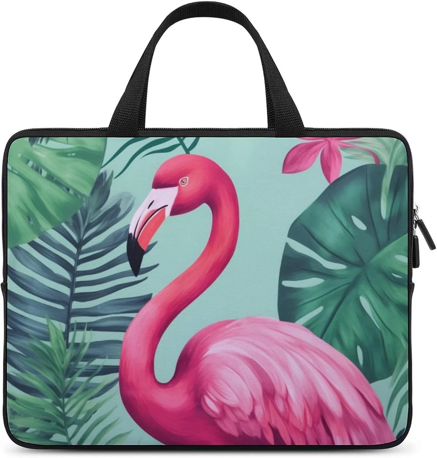 Flamingo AdorableLaptop Bag Laptop Case Computer Notebook Briefcase Messenger Bag with Adjustable Shoulder Strap 15.6 Inch