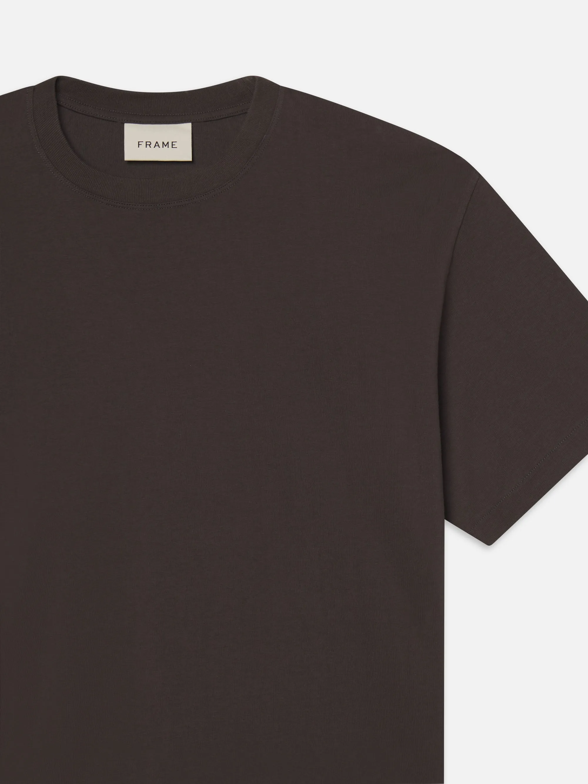 FRAME Logo Tee -- Brown