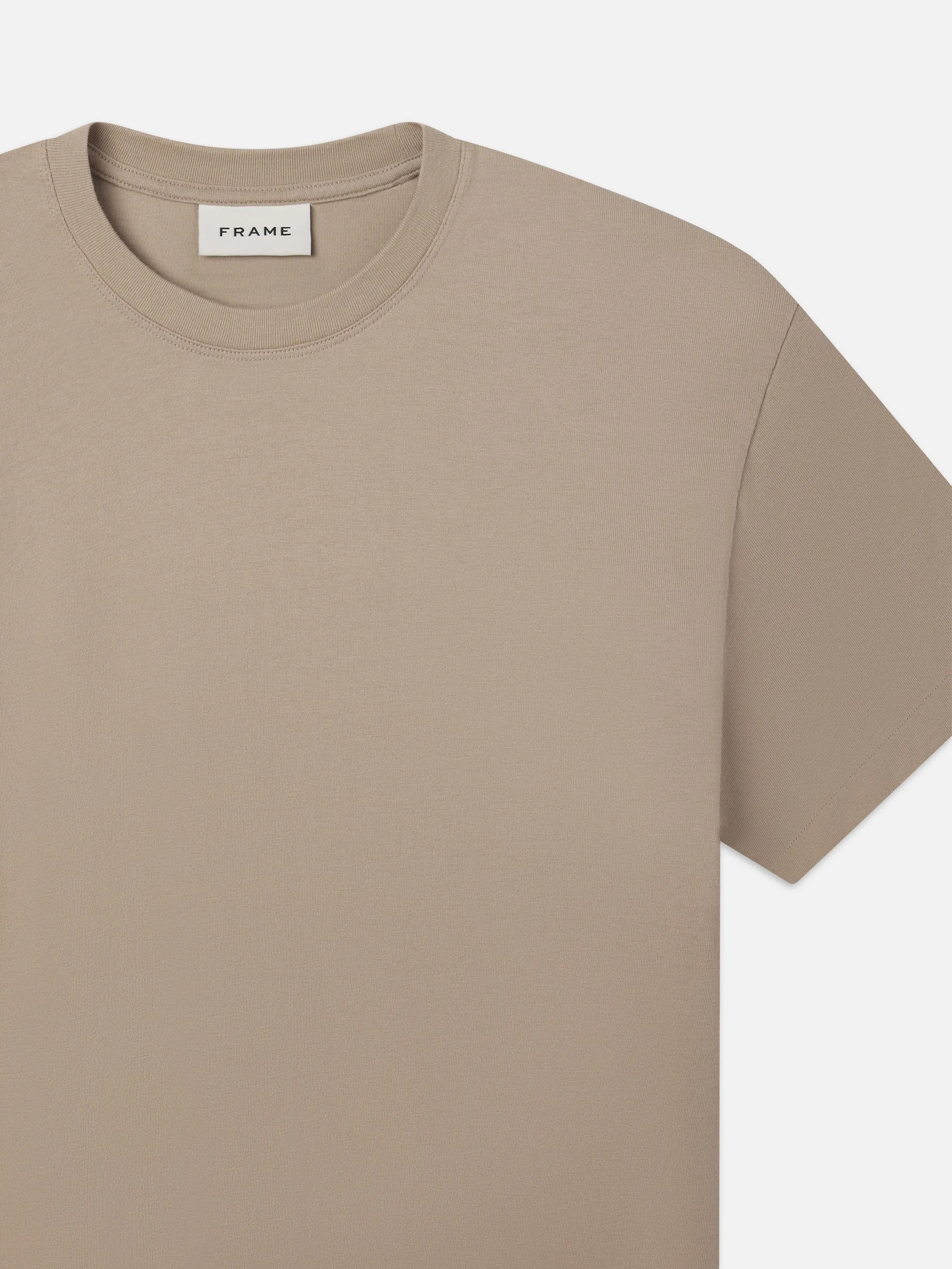 FRAME Logo Tee -- Dove