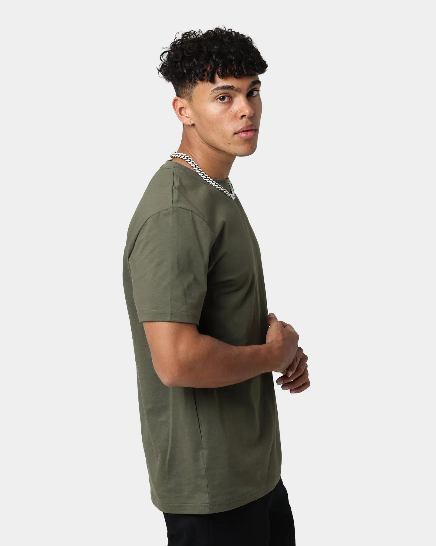 Fred Perry Graphic Print T-Shirt Military Green
