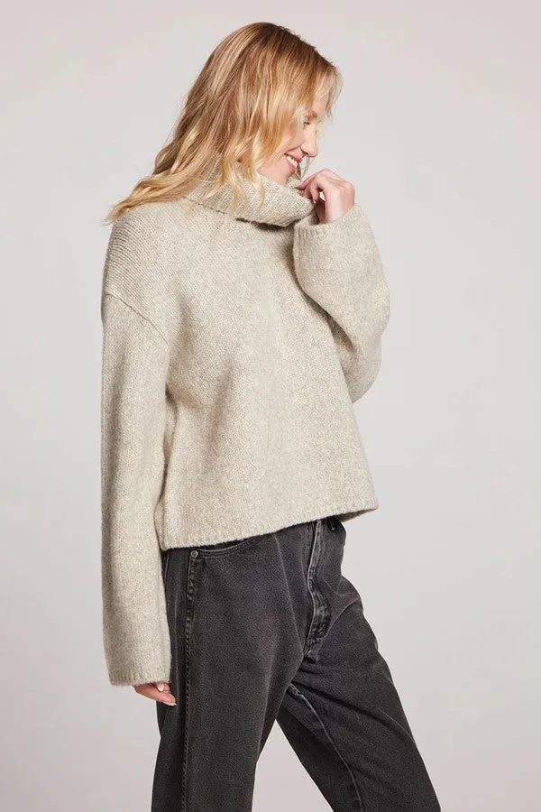 Geenie Toasted Coconut Turtle Neck
